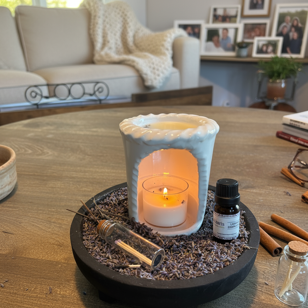 Ceramic Wax & Oil Warmer Ritual Kit