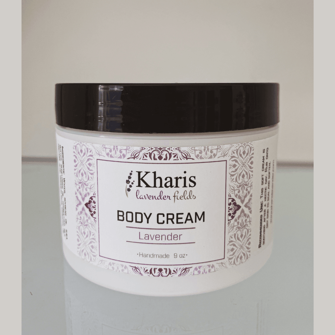 Body Cream jar 9 oz - Kharislavender