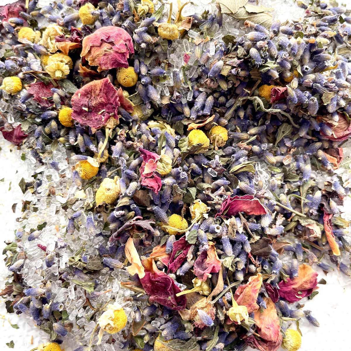 Floral + Herbal Bath Blend - Kharislavender