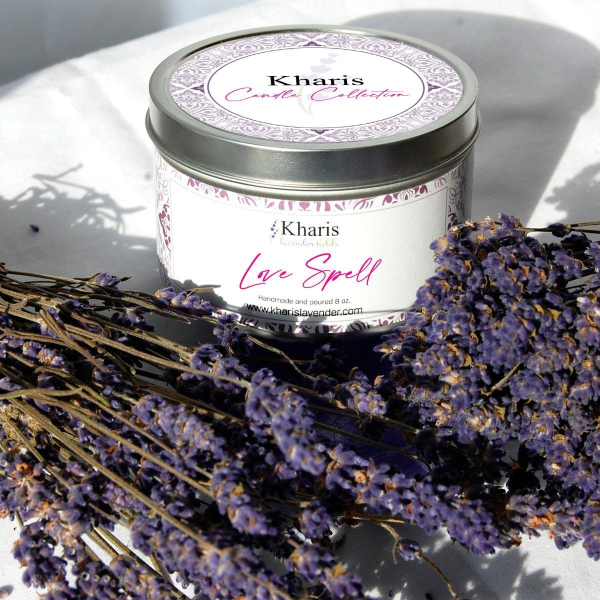Love Spell Candle - Kharislavender