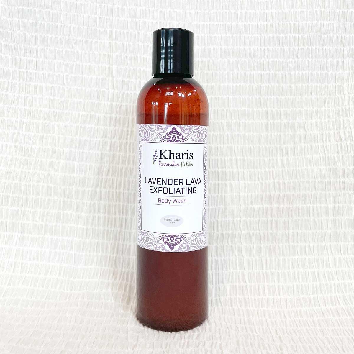 Lavender Lava Exfoliating Body Wash - Kharislavender