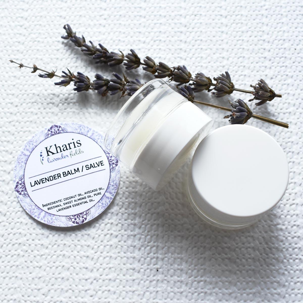 Luscious Lavender Lip Balm: Tube or Jar - Kharislavender