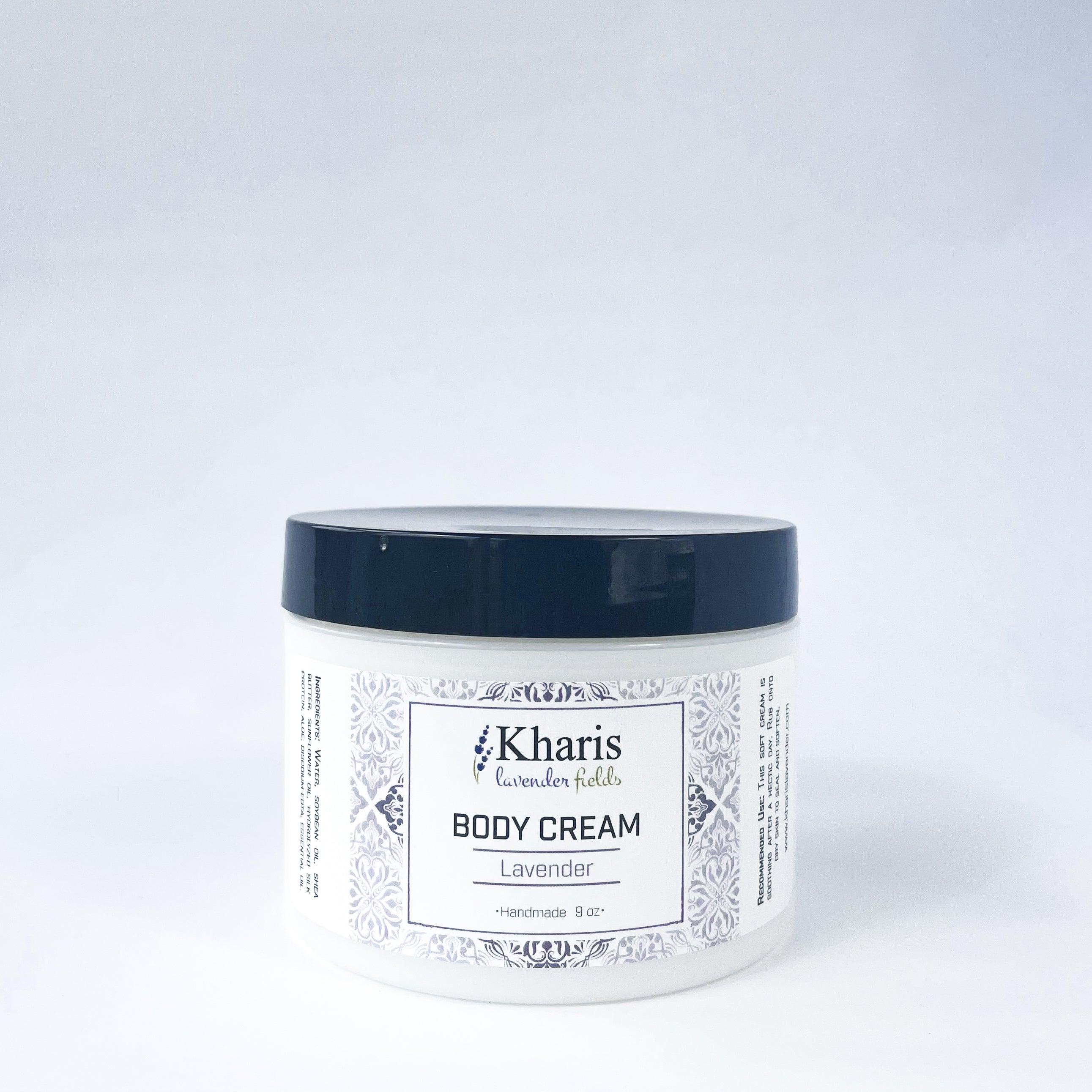 Body Cream jar 9 oz - Kharislavender