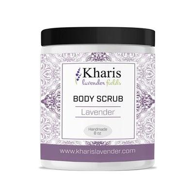 Body Scrub jar 8 oz - Kharislavender