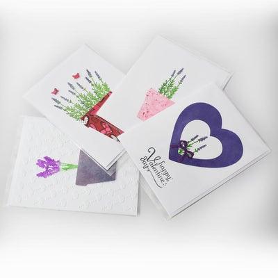 Cupid´s Bath Basket Card Options - Kharislavender