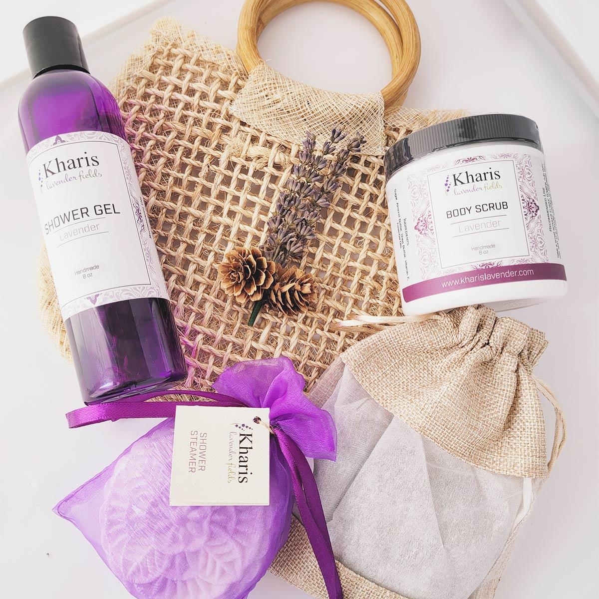 Daily Love with Lavender / Indulgent Shower Gift Set - Kharislavender