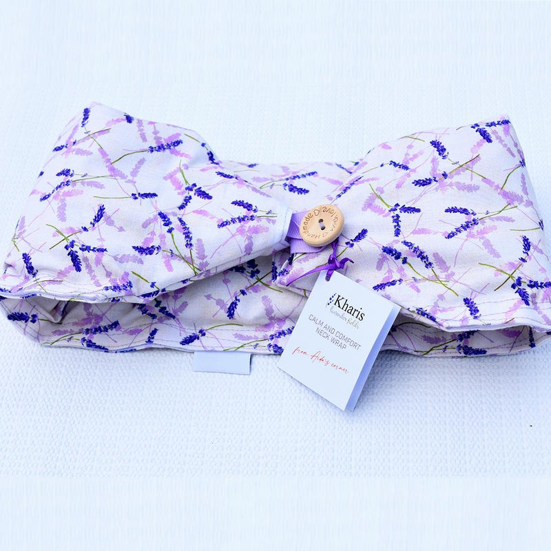 Lavender Neck Wrap calm and comfort handmade