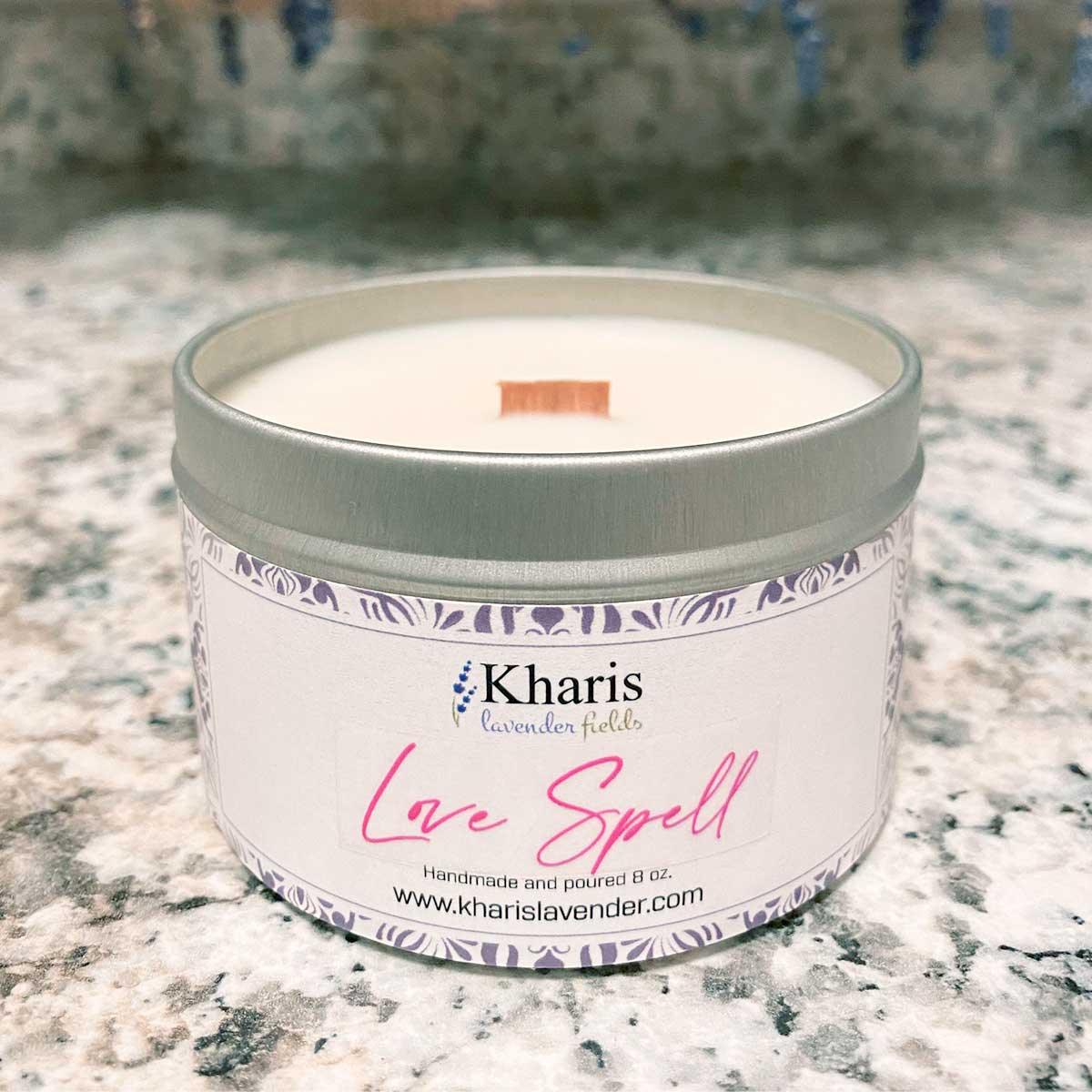 Love Spell Candle - Kharislavender