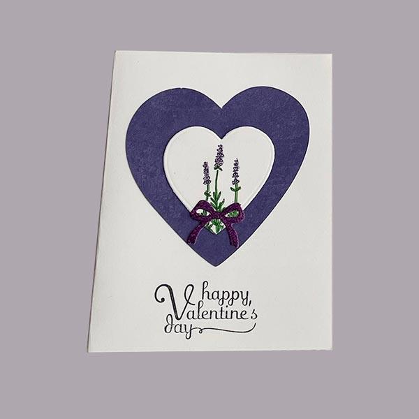 Card and Message - Kharislavender