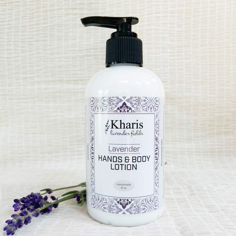 Lavender Hands & Body Lotion, dry and normal skin. Natural Lavender essential oil