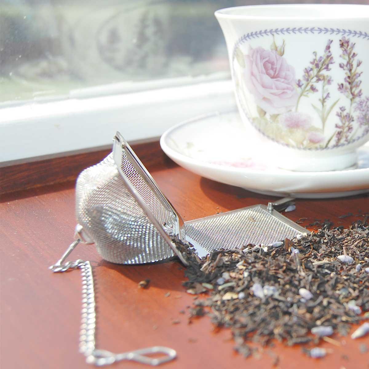 Set of 3 Tea Blends with Infuser and Caddy - Kharislavender